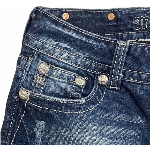 Miss Me Cropped Jeans - Style JE5427C2 - Size 25 - Picture 3 of 5